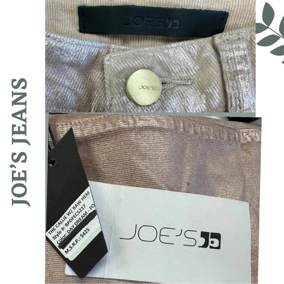 Joe’s Jeans  The Callie High Rise Cropped Bootcut Coated Color Daydream Size 26 - Picture 6 of 10